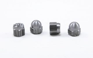 screw machining knurled acorn nut
